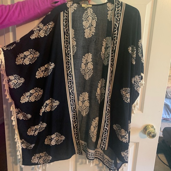 Navy kimono - Picture 3 of 3